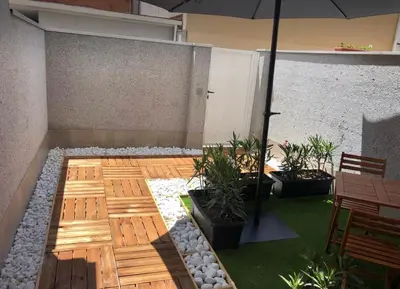 Jardín al aire libre en Apartamento con Jardin y Garaje