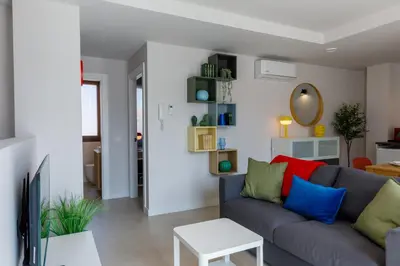 Zona de estar de Apartamento Airos en Ablitas