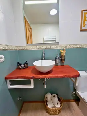 Un baño de Ático Miraestrela: Dúplex con Vistas a Sallent