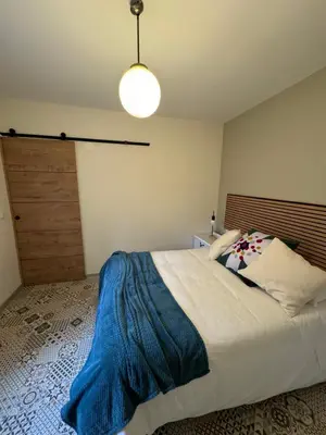 Cama o camas de una habitación en Apartamento El Alfar