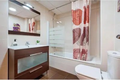 Un baño de Apartamentos de Ángel