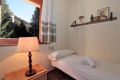 Cama o camas de una habitación en Apartarent 1500 - Apartamento Timonet
