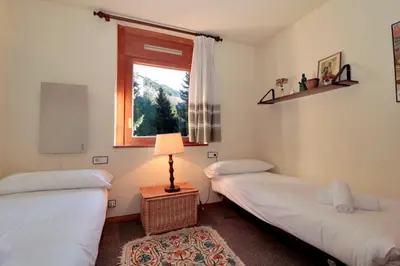 Cama o camas de una habitación en Apartarent 1500 - Apartamento Timonet
