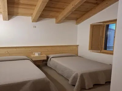 Cama o camas de una habitación en Can Mireia en Arnes - Casa cerca del Matarraña