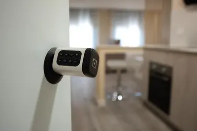 Una cocina o zona de cocina en Apartamentos Bombón Tudela
