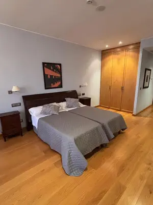 Cama o camas de una habitación en Tierra de Cubas