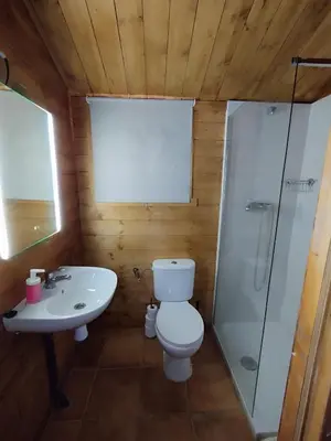 Un baño de Camping Las Aguas