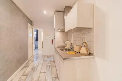 Una cocina o zona de cocina en El Balcón de Aguadores