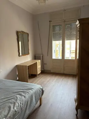 Cama o camas de una habitación en Family home with pool and garden in Tudela center