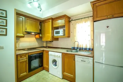 Una cocina o zona de cocina en Peña Blanca