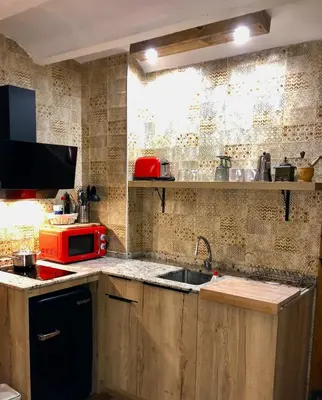 Una cocina o zona de cocina en Casa de piedra Siglo XVIII