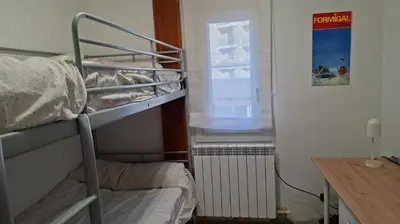 Cama o camas de una habitación en Ibón de Catieras