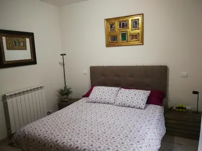 Cama o camas de una habitación en Apartament Ca La Nena