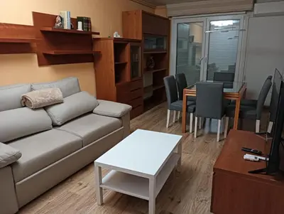 Zona de estar de Apartamento en el centro encima de piscina Palafox