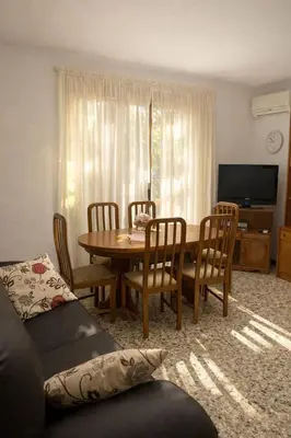 Una televisión o centro de entretenimiento en Manu Casa Rural II