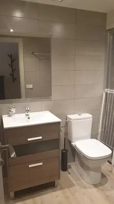 Un baño de Apartamento estudio céntrico Vielha