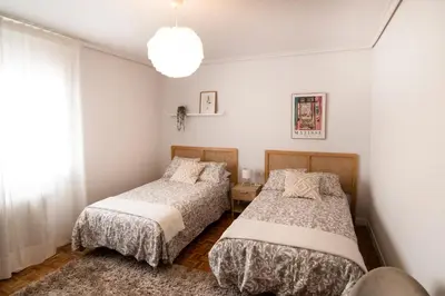 Cama o camas de una habitación en Tres Coronas