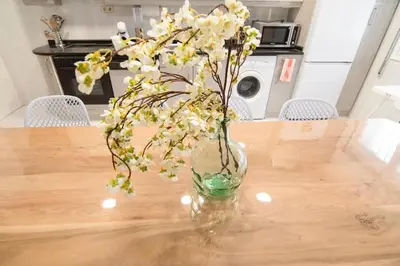 Una cocina o zona de cocina en Tres Coronas