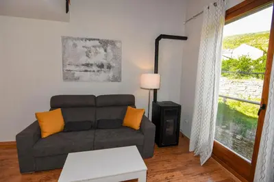 Zona de estar de Acogedor apartamento a las puertas de Ordesa
