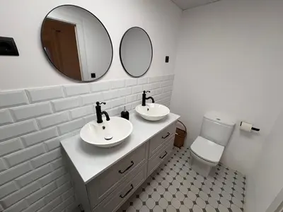 Un baño de Finca Alboroto