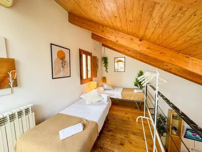 Cama o camas de una habitación en Historias del Pilar - Turistea