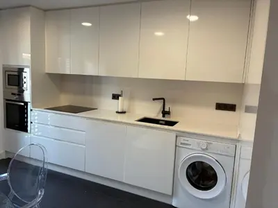 Una cocina o zona de cocina en IRUÑA vivienda turistica