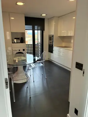 Una cocina o zona de cocina en IRUÑA vivienda turistica