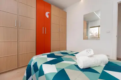 Cama o camas de una habitación en El rincón de las Delicias