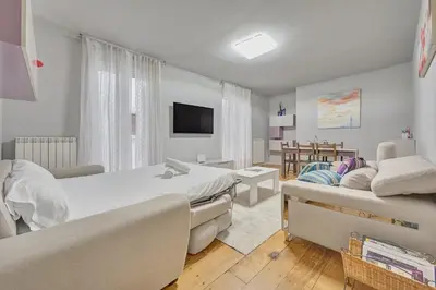 Cama o camas de una habitación en Apartamento la Mayor by Clabao