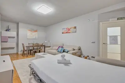 Cama o camas de una habitación en Apartamento la Mayor by Clabao