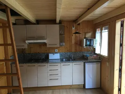Una cocina o zona de cocina en Camping Era Yerla D'arties