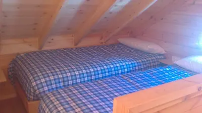 Cama o camas de una habitación en Camping Era Yerla D'arties