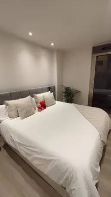 Cama o camas de una habitación en Apartamento entero