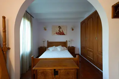Cama o camas de una habitación en Mirador de la Herradura