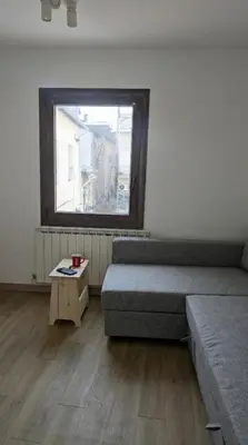 Zona de estar de Apartamento Nordic Weiss - Benasque centro - 5 pax