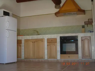 Una cocina o zona de cocina en Cozy Apartment in Coscojuela de Sobrarbe, 45 m², View