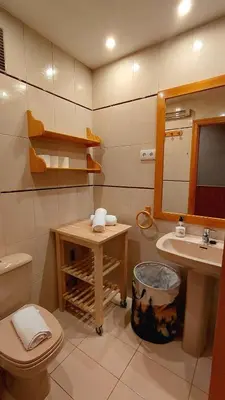 Un baño de Portalet - Luminoso con vistas a pistas, terraza y garaje - BY PIRINEOS360