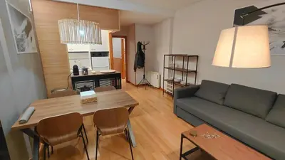 Una cocina o zona de cocina en Portalet - Luminoso con vistas a pistas, terraza y garaje - BY PIRINEOS360