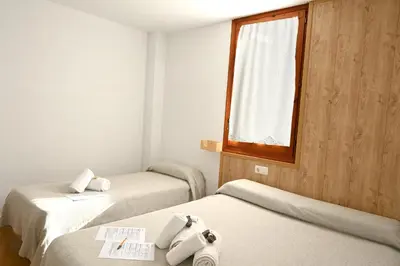 Cama o camas de una habitación en Habitacions La Coma de Taüll