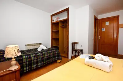 Cama o camas de una habitación en Habitacions La Coma de Taüll