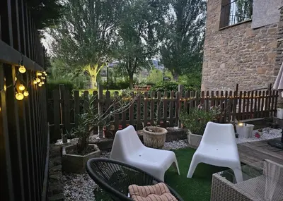 Jardín al aire libre en Casa Gomez