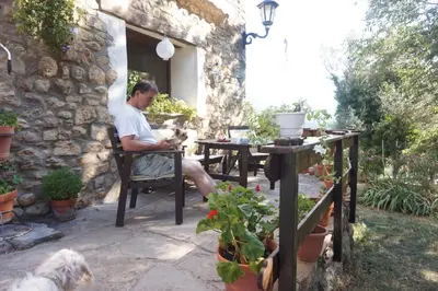 Jardín al aire libre en Casa Rural El Ensueño