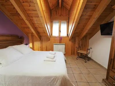 Cama o camas de una habitación en Apartamentos Fogaron