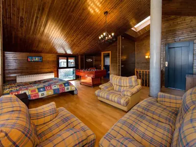 Zona de estar de Holiday Home can Oscar by Interhome