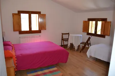 Cama o camas de una habitación en Masia Molí de Tartareu