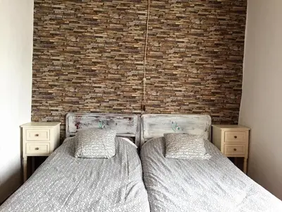 Cama o camas de una habitación en Casa Coll