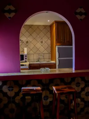 Una cocina o zona de cocina en Las Bodegas De Claveria