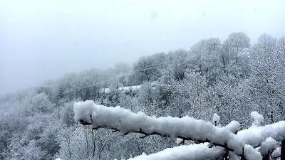 Casa Rural Cuny en invierno