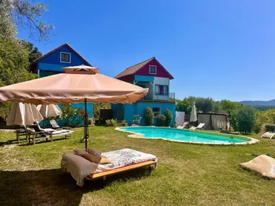 Piscina en o cerca de Apartamentos la Jayma del Arte