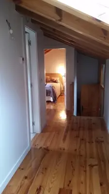 Cama o camas de una habitación en Lezegorria